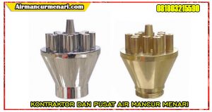 Nozzle air mancur menari Concertration Stainless dan kuningan