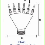 Nozzle air mancur menyebar phoenix Tale nozzle