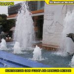 Jasa pembuatan air mancur dengan foam nozzle