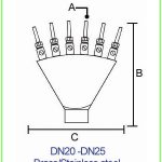 Nozzle air mancur menyebar phoenix Tale nozzle